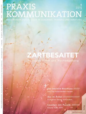cover image of Praxis Kommunikation 4/2015 Einzelheft